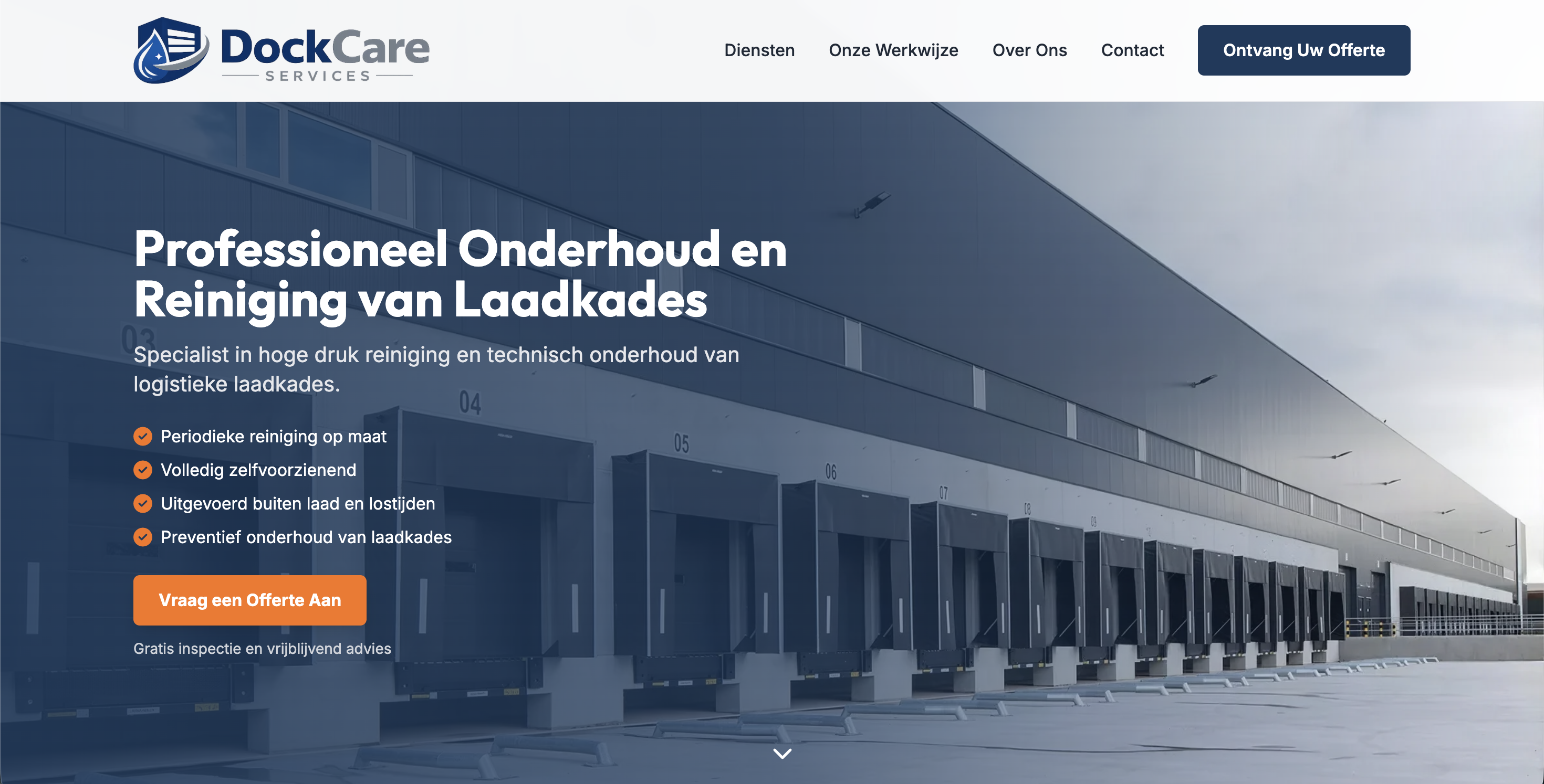 DockCare Services website