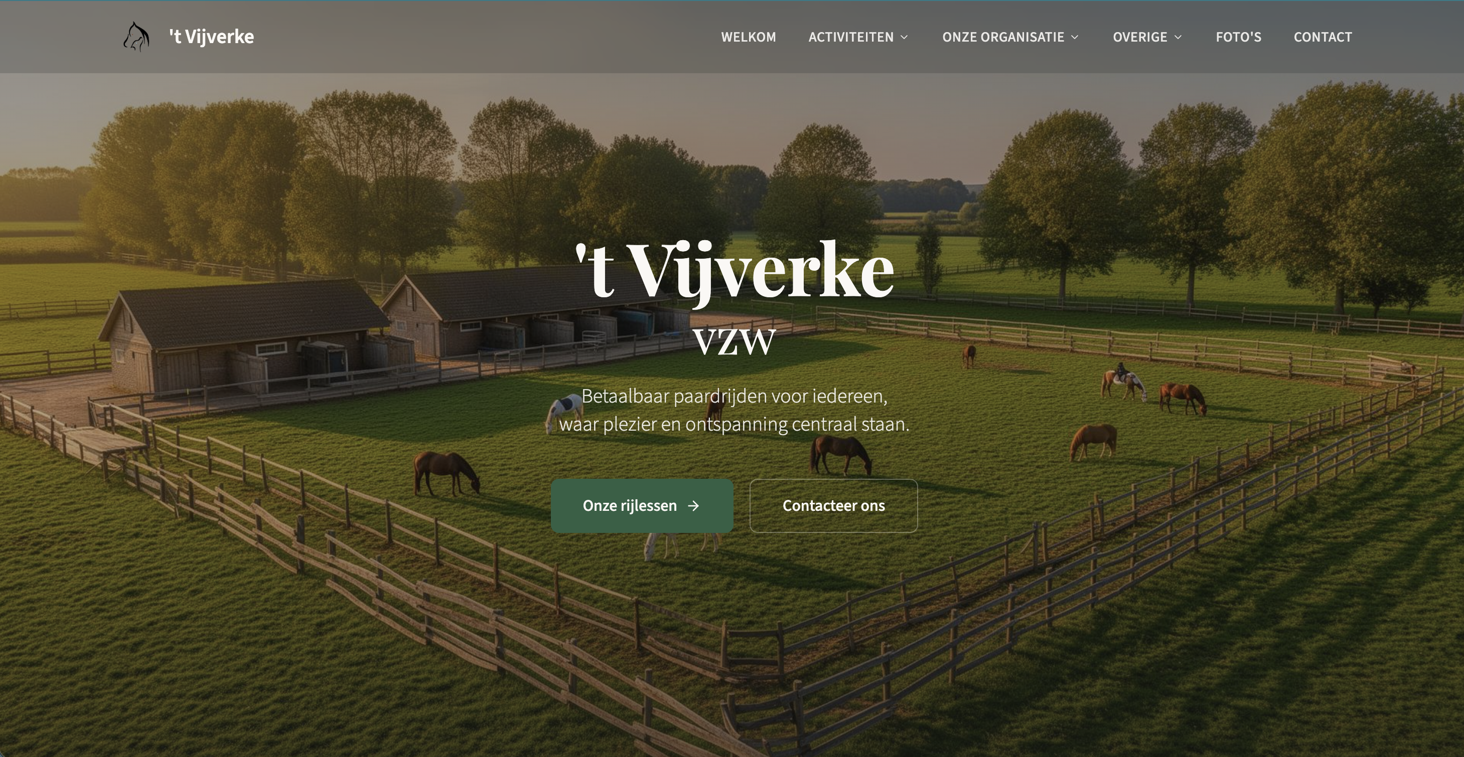 't Vijverke VZW website